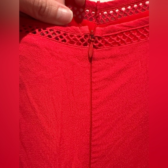 Lovers + Friends Red Rays of Gold Cold Shoulder Off the Shoulder Top size M EUC - Picture 4 of 10